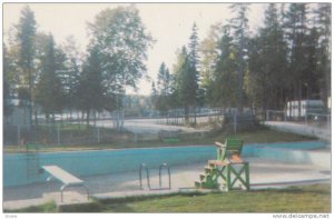 Dry Swimming Pool , Parc Municipal, Chute a l'Ours, Normandin  , Quebec , Can...