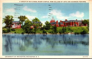 New York Rochester River Campus University Of Rochester 1936 Curteich