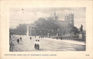 uk30178 westminster abbey and st margarets church london real photo uk