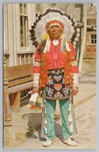 Buena Park CA~Chief White Eagle~Cherokee~Knotts Berry Farm~Picture Taken With