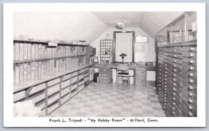 K44/ Milford Connecticut Postcard c1940s Tripodi Hobby Covers Ephemera 376