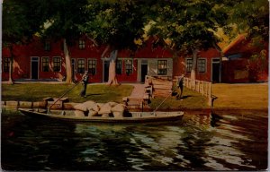 Netherlands Edam Vintage Postcard  09.74