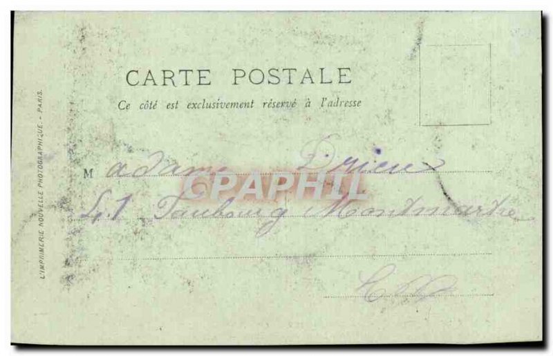 Old Postcard HM The King and Queen of & # 14 39Italie in Paris October 18, 19...