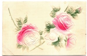 Embossed Silkscreen Roses