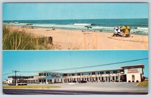 1950-1960's TINGLE'S MOTEL MRS VIRGINIA STEELE FENWICK ISLAND DELAWARE POSTCARD