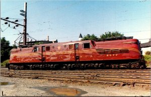 Trains Pennsylvania Railroad GG1 Electric Locomotive 4877 South Amboy New Jersey