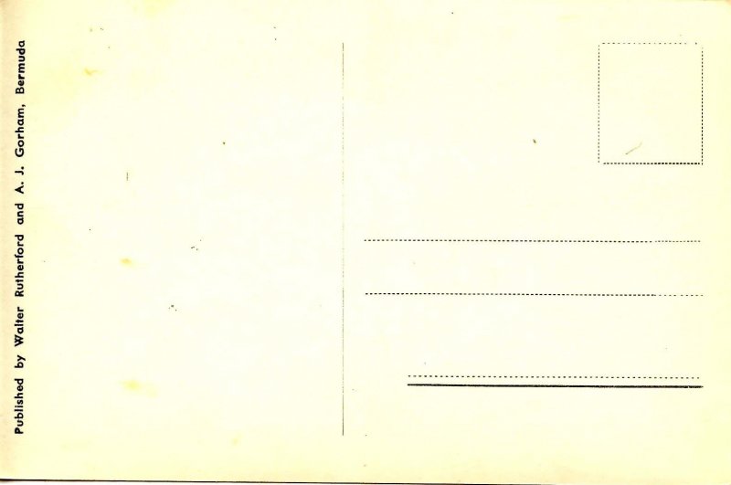 Bermuda - St. Georges. Bird's Eye View circa 1907.   RPPC