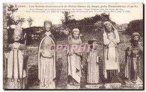 Old Postcard healing saints of Notre Dame du Haut near Moncontour Saint Mamer...