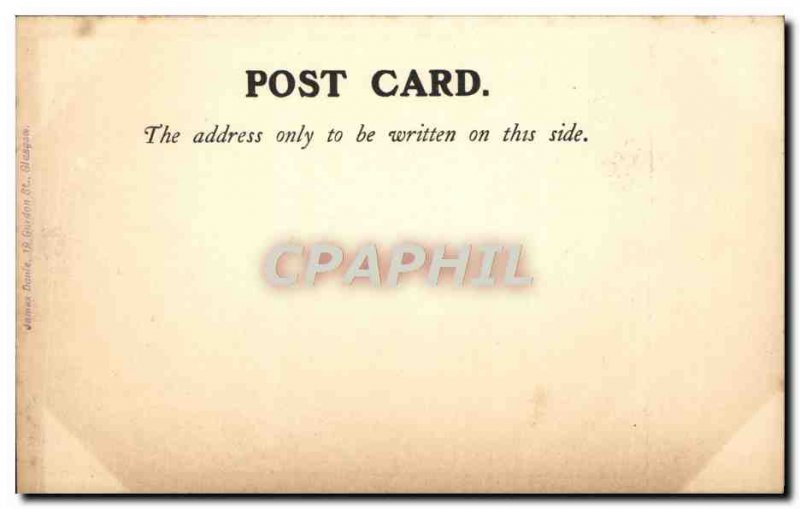 Old Postcard The Cathedral Glasgow