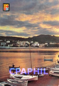 Postcard Modern SAN FELIU DE GUIXOLS
Atardecer en la playa Boat