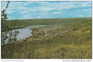 Canada Aerial View Peace River Alberta