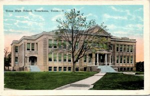 Postcard TX Texarkana Texas High School Building Publ. E.C. Kropp Co. 1920s S59