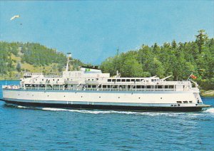 Canada Ferry M V Queen Of Victoria British Columbia