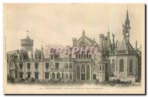 Old Postcard Concarneau Chateau Keriolet main Facade