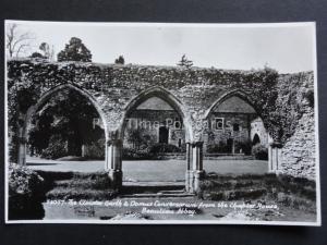 Hampshire: Beaulieu Abbey, The Cloister Garth & Domus Conversorum c1958 RP PC