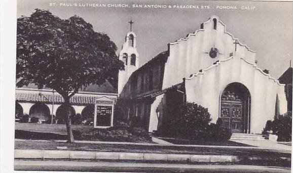 Califorinia Pomona St.Pauls Luthern Church Artvue