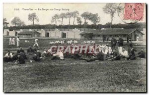 Old Postcard Versailles Satory camp soup Army