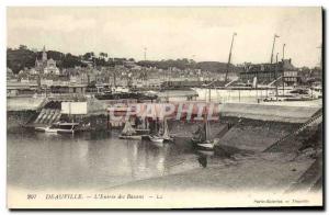 Old Postcard Deauville L & # 39Entree basins Charter