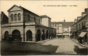 CPA CHATEAU-du-LOIR - Les Halles (112475)