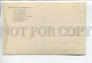 444151 MASTROIANNI Wrestling URSUS Croton QUO VADIS #7 postcard Noyer 1913 year