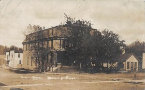 J11/ Radcliffe Iowa RPPC Postcard c1910 Finn Hotel Building  106