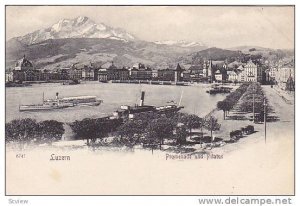 Promenade Und Pilatus, Luzern, Switzerland, 1900-1910s