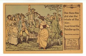 Nursery Rhyme - Artist: Randolph Caldecott. Now there they did stay