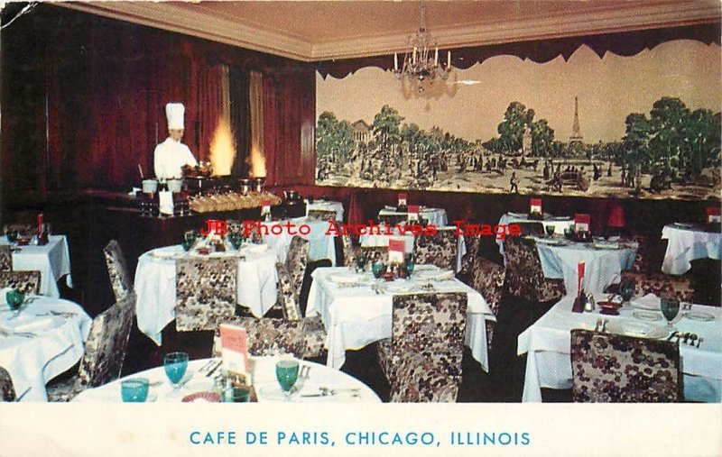 8 Postcards, Chicago Illinois, Restaurants, Interiors, Advertising