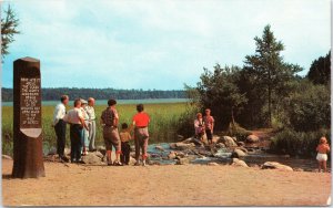 postcard Minnesota - Headwaters of the Mississippi River Near Bemidji, Minn.