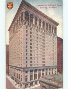 Divided-Back COMMERCIAL NATIONAL BANK BUILDING Chicago Illinois IL E5050