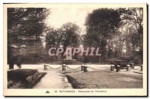 Old Postcard Rethondes Armistice Monument