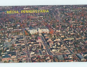 Pre-1980 AERIAL VIEW Town Of Media - Near Philadelphia Pennsylvania PA AC9625