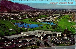 Palm Springs, CA California  CANYON COUNTRY CLUB & GOLF COURSE 1977 4X6 Postcard