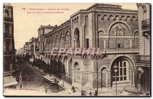 Toulouse Old Postcard Facade of the museum on the street d & # 39Alsace Lorraine