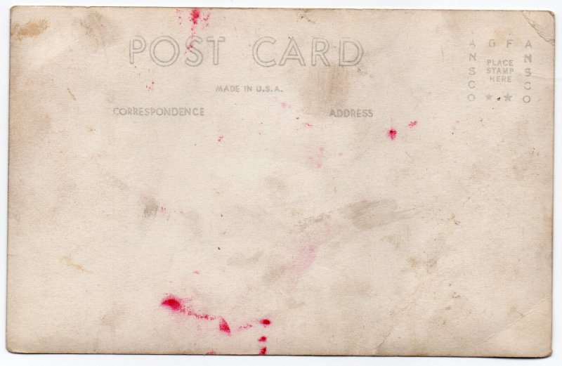 13560 Where's the Teacher?  Class Photo RPPC