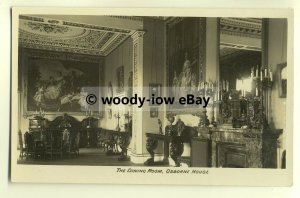 h0910 - The Dining Room , Osborne House , East Cowes , Isle of Wight - postcard