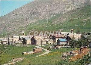 Modern Postcard Hautes Alpes Queyras General of Fontgillarde View on the road...