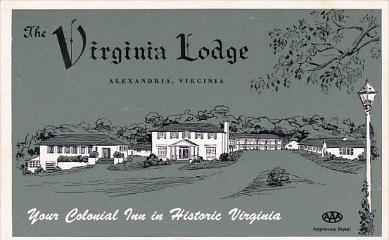 Virginia Alexandria The Virginia Lodge 1954