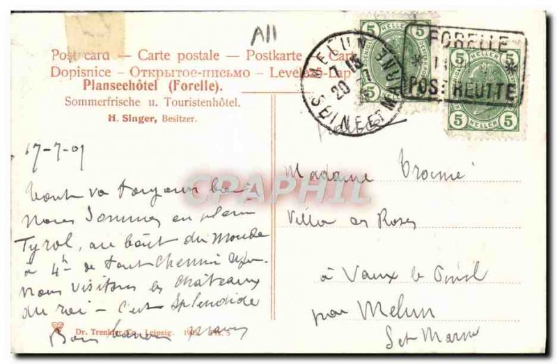 Old Postcard Plansee