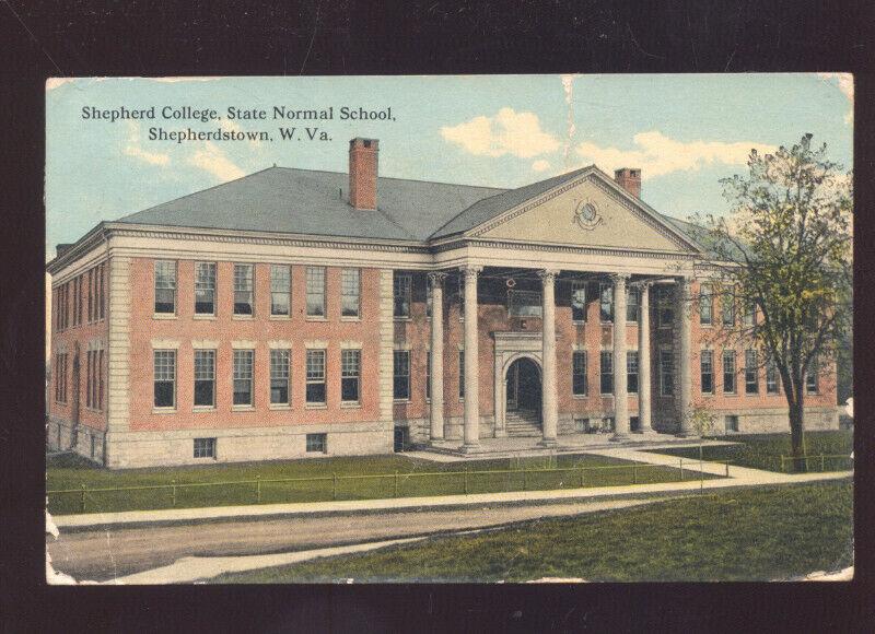 SHEPHERDSTOWN WEST VIRGINIA SHEPHERD COLLEGE NORMAL SCHOOL OLD POSTCARD