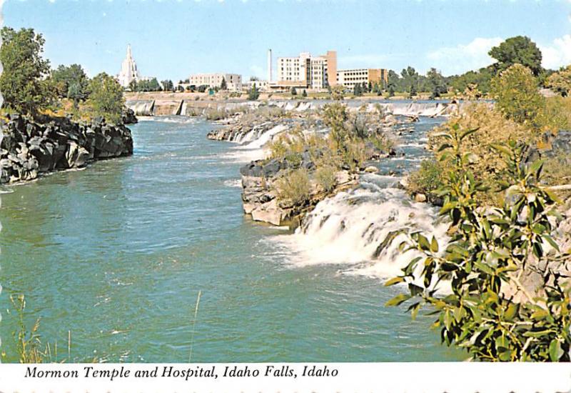 Mormon Temple & Hospital - Idaho Falls, Idaho, USA