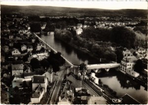 CPM Brive-la-Gaillarde - La Correze - Le Pont Cardinal - Vue Aerienne (1039961)