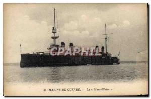 Old Postcard Boat La Marseillaise