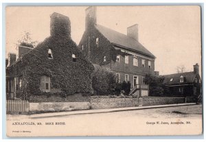 c1905 Brice House George Jones Annapolis Maryland MD Antique Vintage Postcard