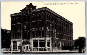 Grand island Nebraska 1911 Postcard Palmer House Hotel