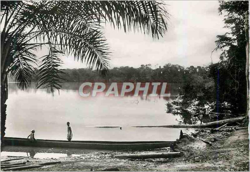  Modern Postcard Gabon seen of the River