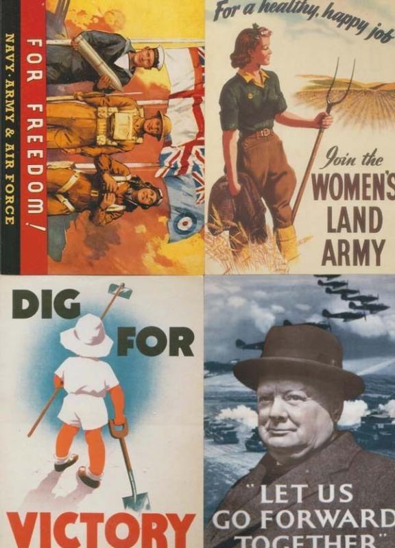 Victory Day Womens Army 4x Military Poster Army Postcard s