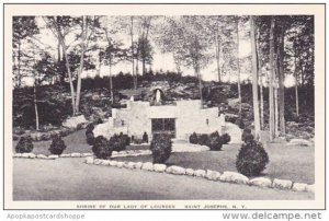 New York Saint Josephs Shrine Of Our Lady Of Lourdes Albertype