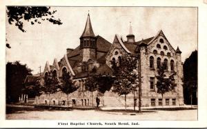 Indiana South Bend First Baptist Church 1916