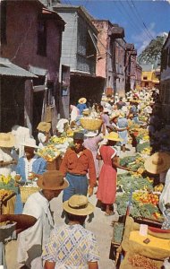 Vegetable Market Bridgetown Barbados West Indies Postal used unknown 